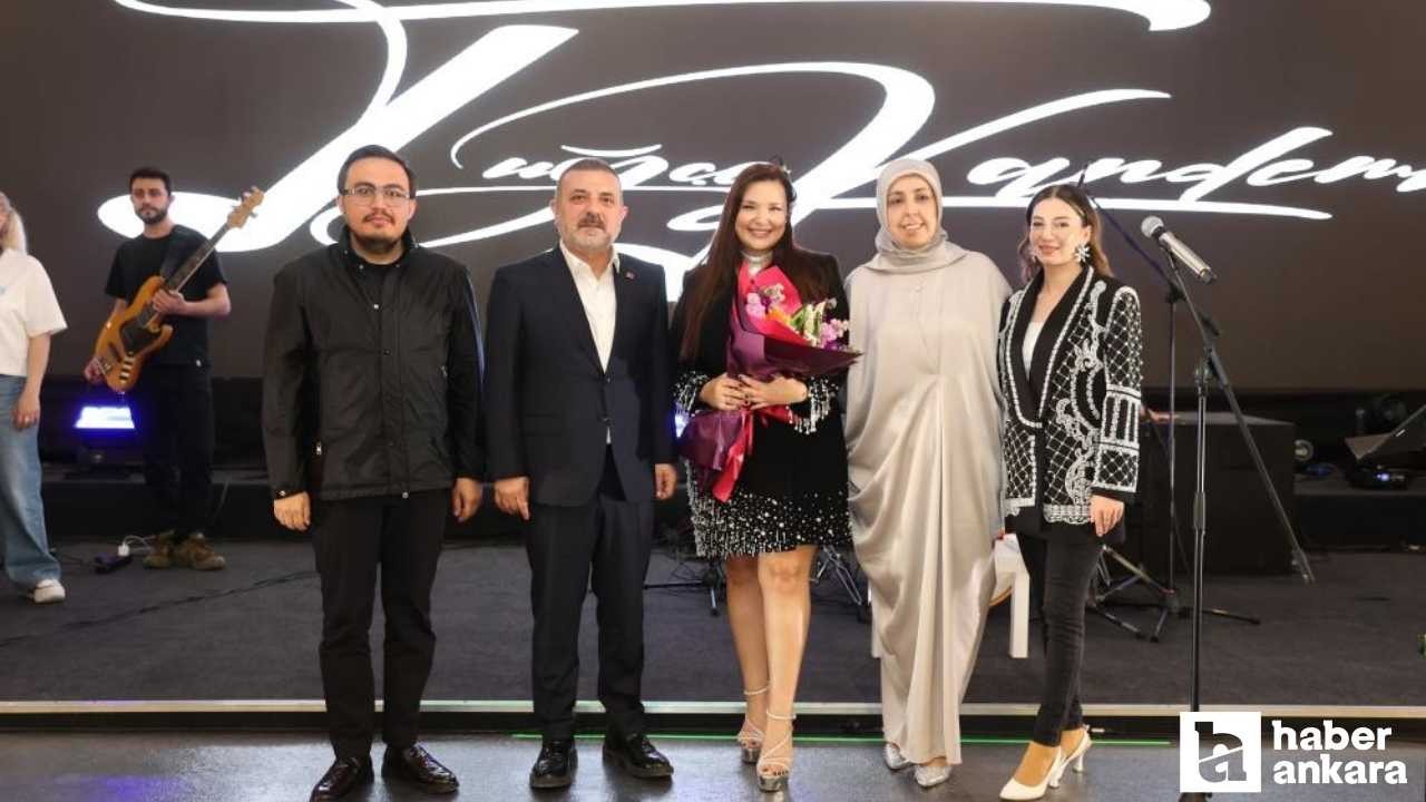 Sincan Belediyesi, Anneler Günü'nü Tuğçe Kandemir konseri ile kutladı
