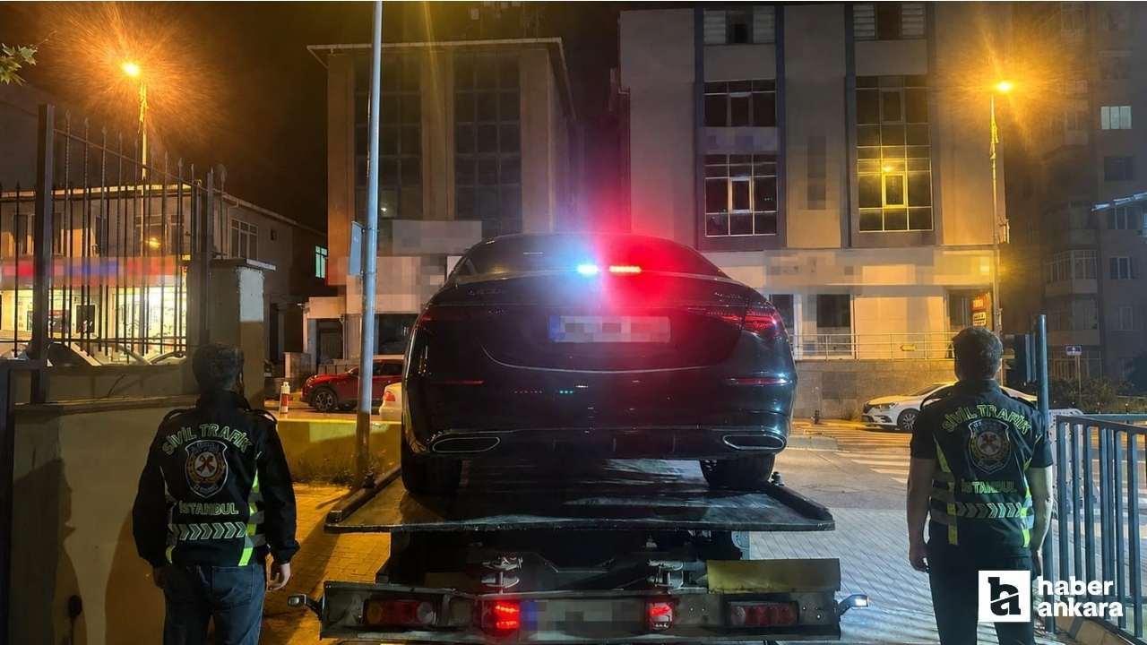 Sosyal medyada gündem olmuştu! İzinsiz çakarlı araca ceza yağdı