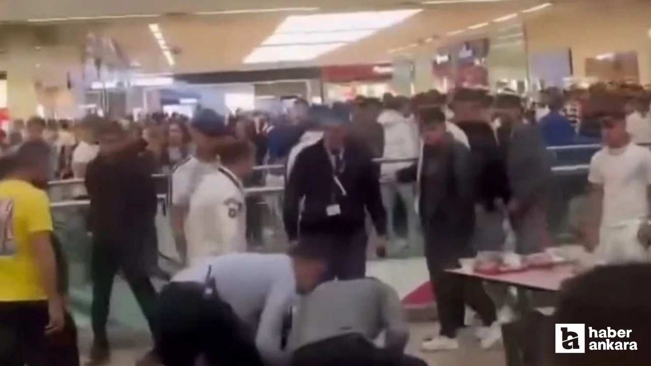 Yenimahalle'de AVM'de çıkan bıçaklı kavgada 2 kişi yaralandı