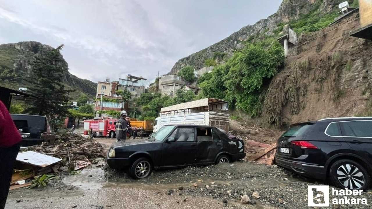 Hatay'da aşırı yağış sonrası heyelan: 1 ölü, 2 yaralı!