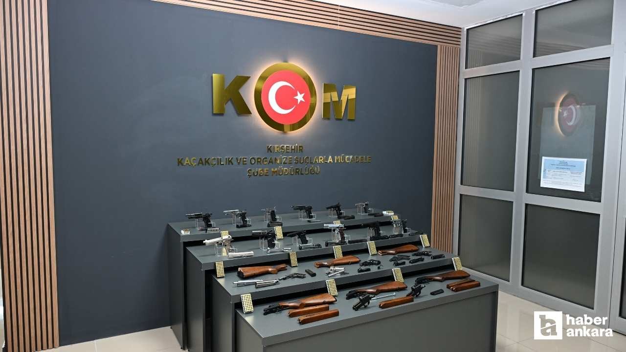 Kırşehir’de silah kaçakçılığı operasyonunda 1 kişi yakalandı