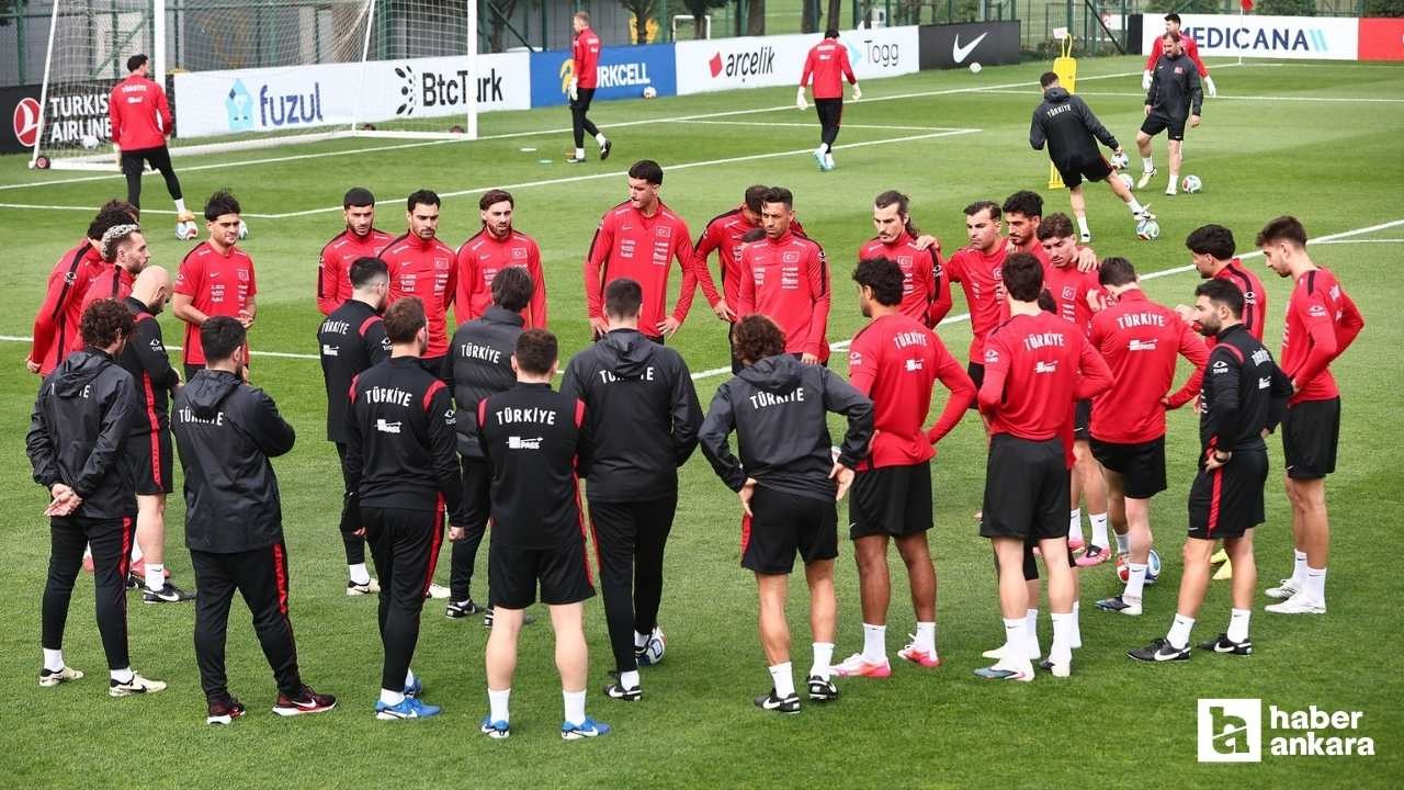 A Milli Takım, Dünya Kupası hazırlıklarına günün antrenmanıyla devam etti