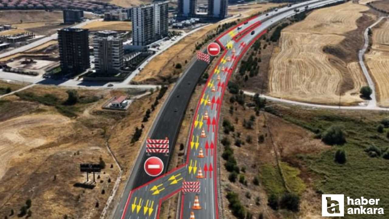 ABB duyurdu: Ankara Çevre Otoyolu üzerinde trafik düzenlemesi!