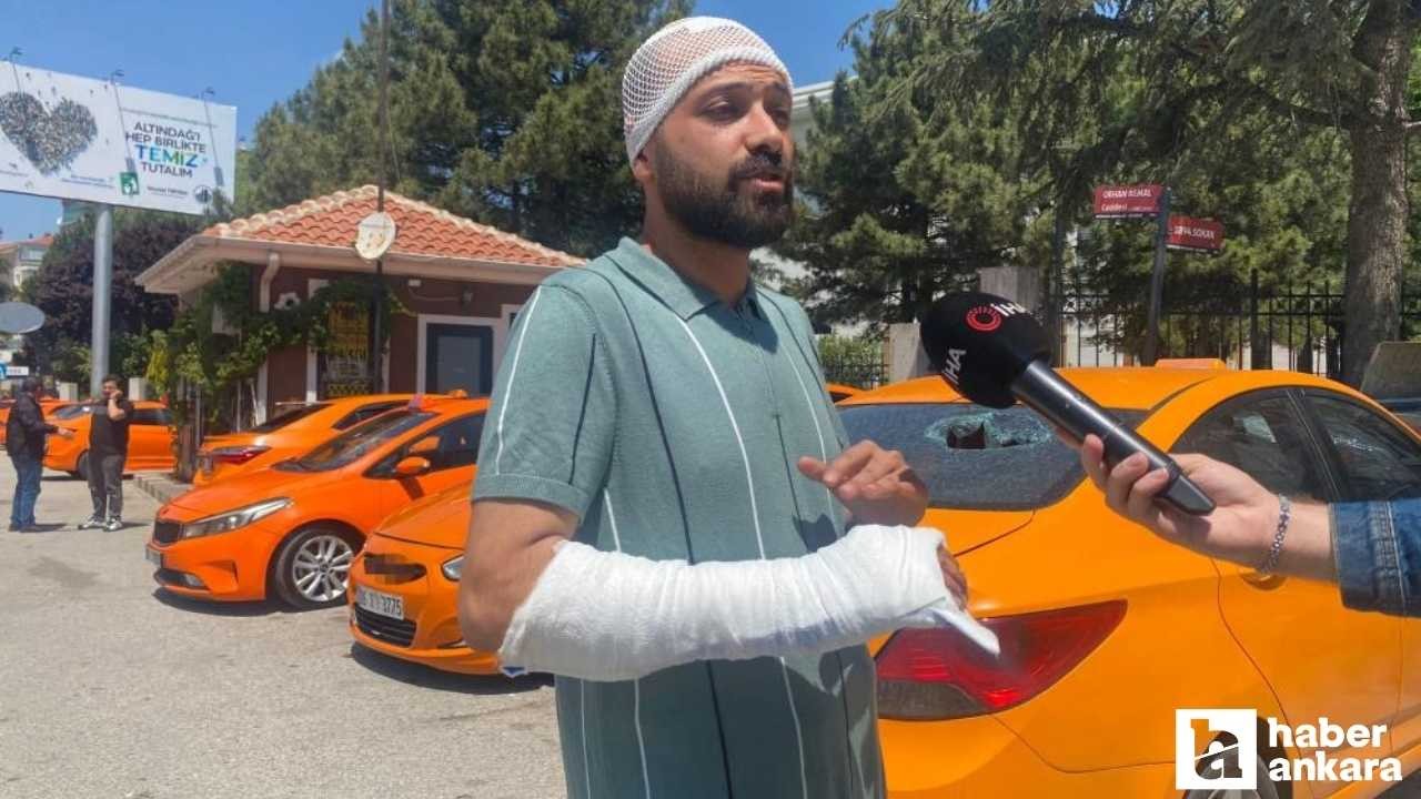 Altındağ'da taksi durağına satırlı ve sopalı saldırı iddiası: 3 yaralı