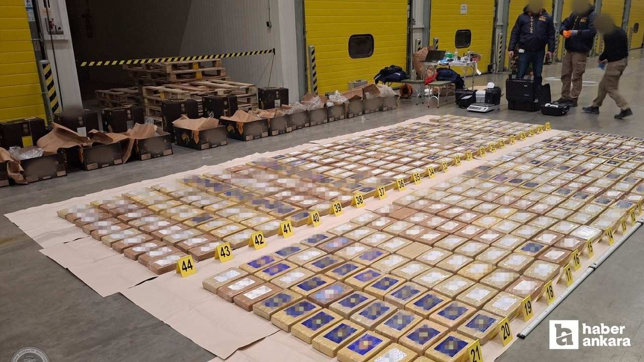 Macaristan'da tarihi operasyon: Yarım tondan fazla yasaklı madde yakalandı