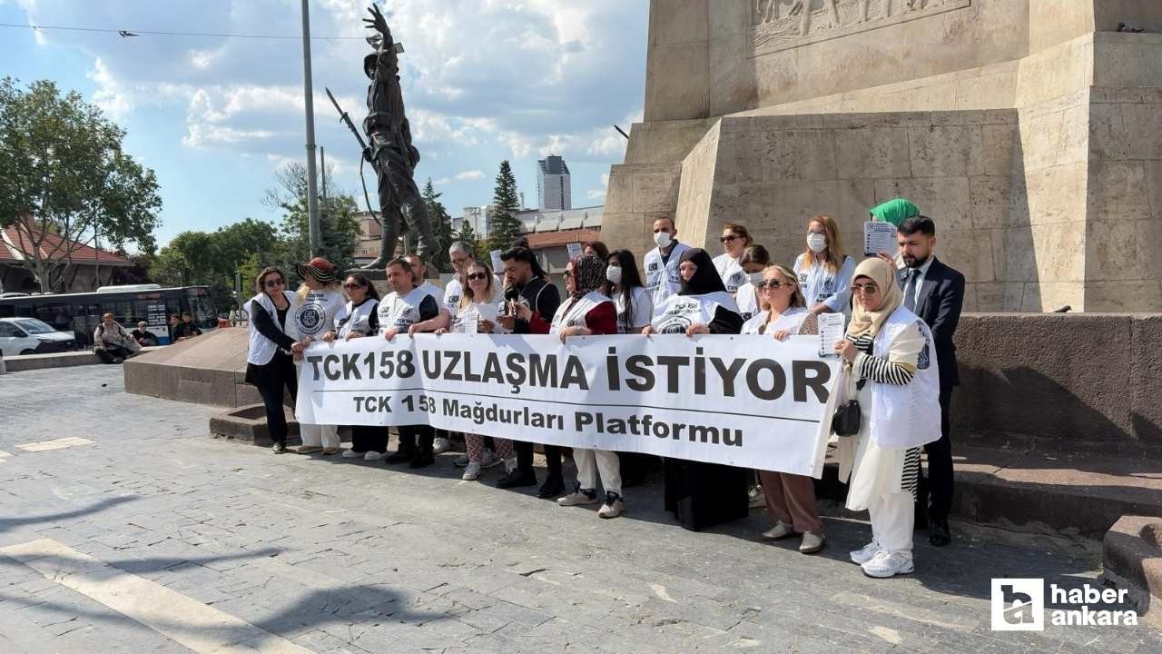 IBAN mağdurları Ulus'tan yetkililere seslenip yardım istediler