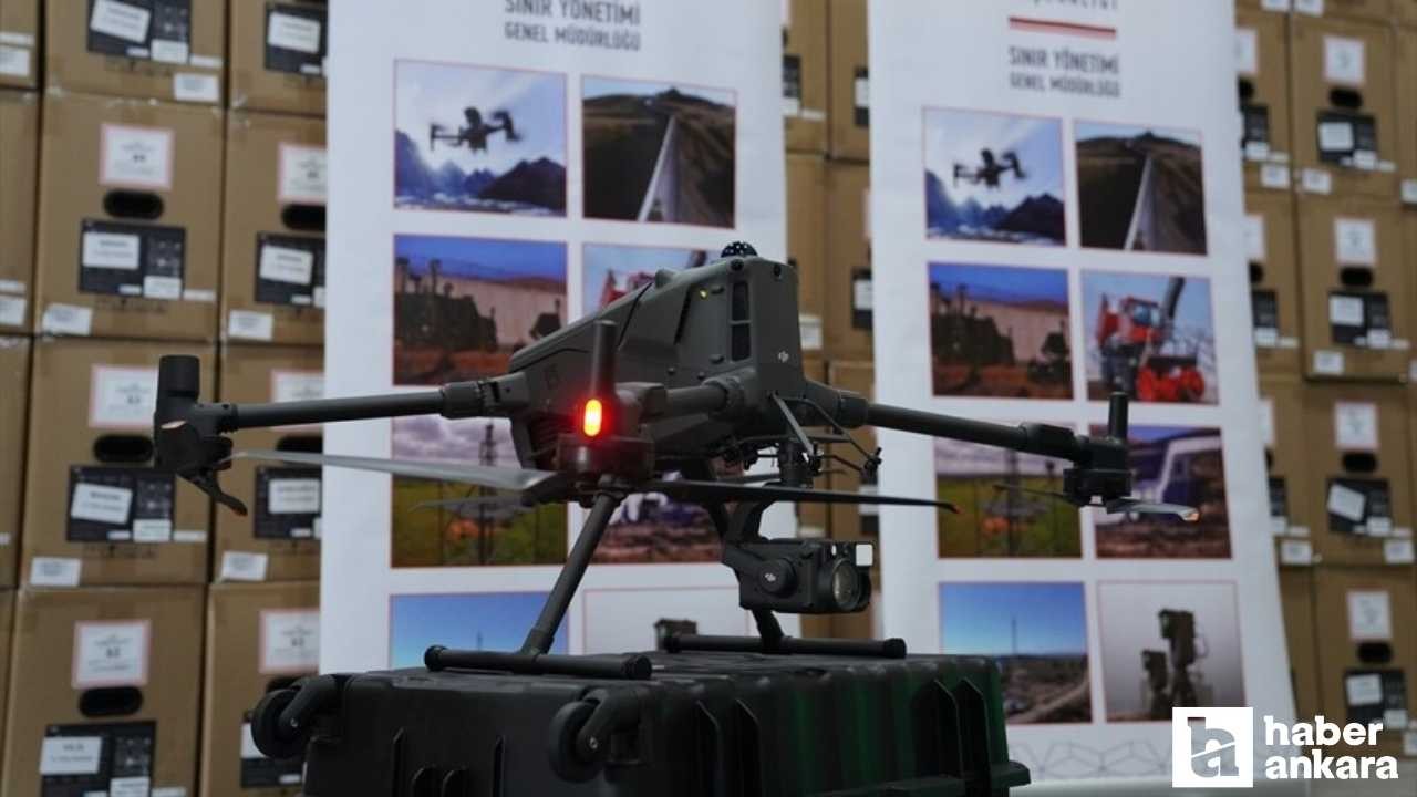 391 termal kameralı yeni nesil dron sınır güvenliği için envantere alındı