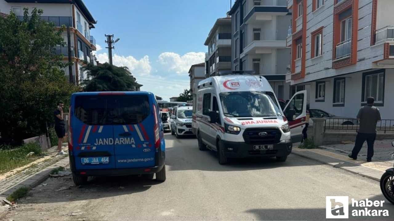 Akyurt'ta yabancı uyruklu saldırgan aile fertlerine saldırdı: Kendisi ile birlikte 5 kişi yaralandı
