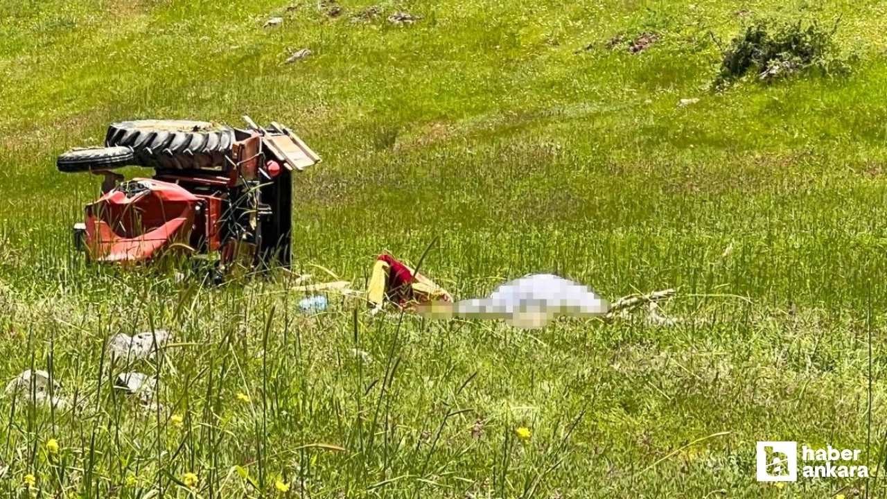 Çorum'da traktörün altında kalan sürücü hayatını kaybetti