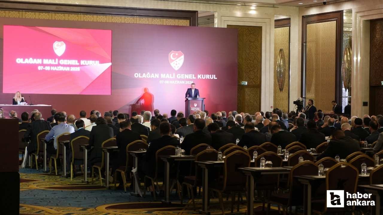 TFF'nin Olağan Mali Genel Kurulu Ankara'da yapıldı