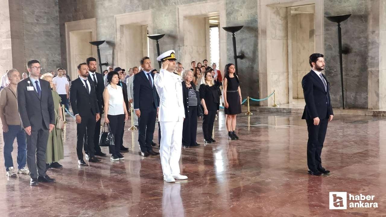 Jeoloji Mühendisleri Odası Yönetiminden Anıtkabir’e ziyaret