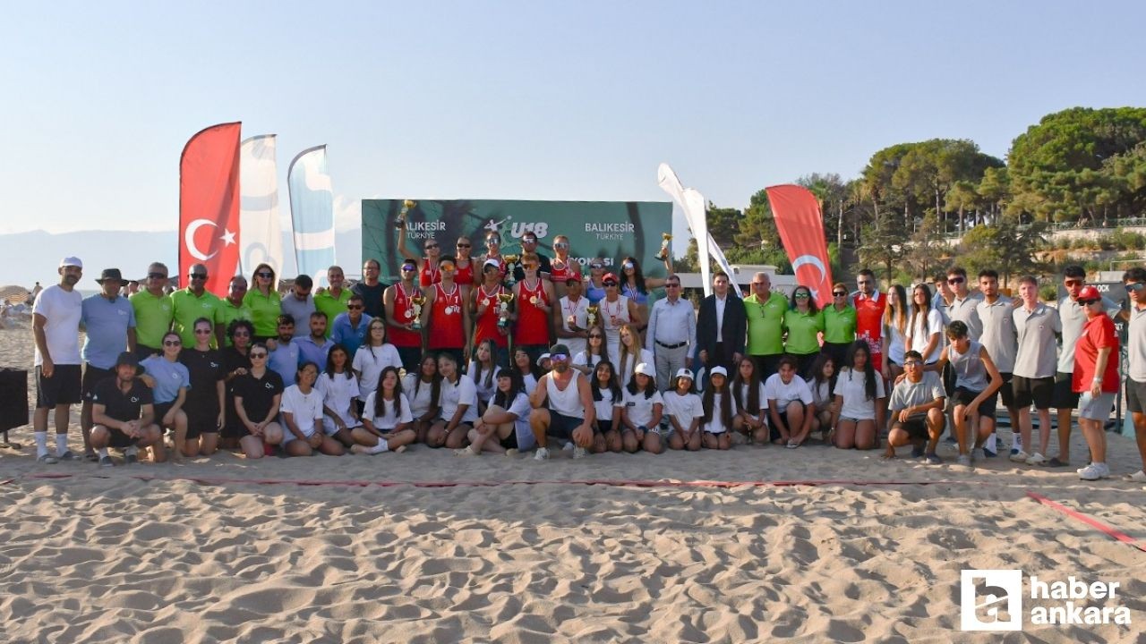 Ören Plajı'nda voleybol şöleni: U18 Türkiye Şampiyonası sonuçlandı