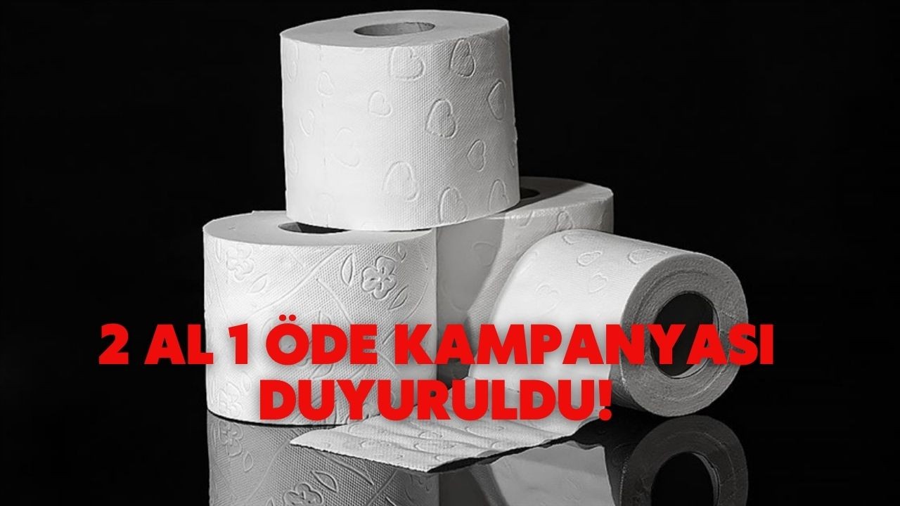 32'li tuvalet kağıdında süper indirim! 1 alana 1 bedava