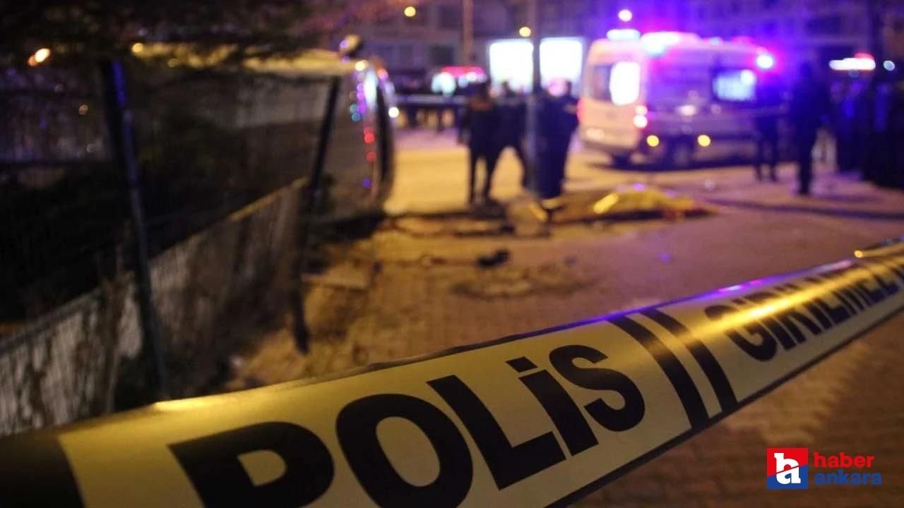 Ankara'da silahlı kavgada 2 kişiyi yaralayan zanlılar otomobille kaçarken 2 yayaya çarptı!