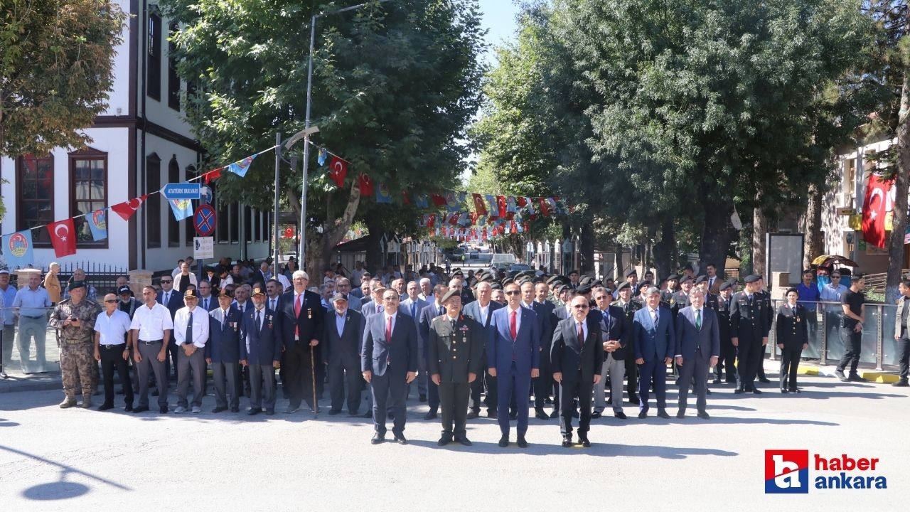 Atatürk'ün Çankırı'ya gelişinin 98. yıl dönümü törenle kutlandı!