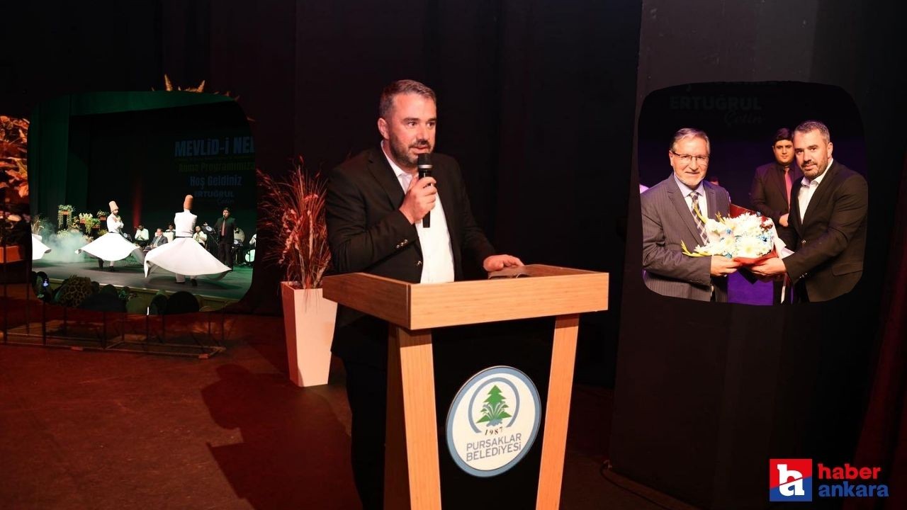 Pursaklar Belediyesi'nin girişimleri ile ilçede Mevlid-i Nebi Haftası'na özel program düzenlendi