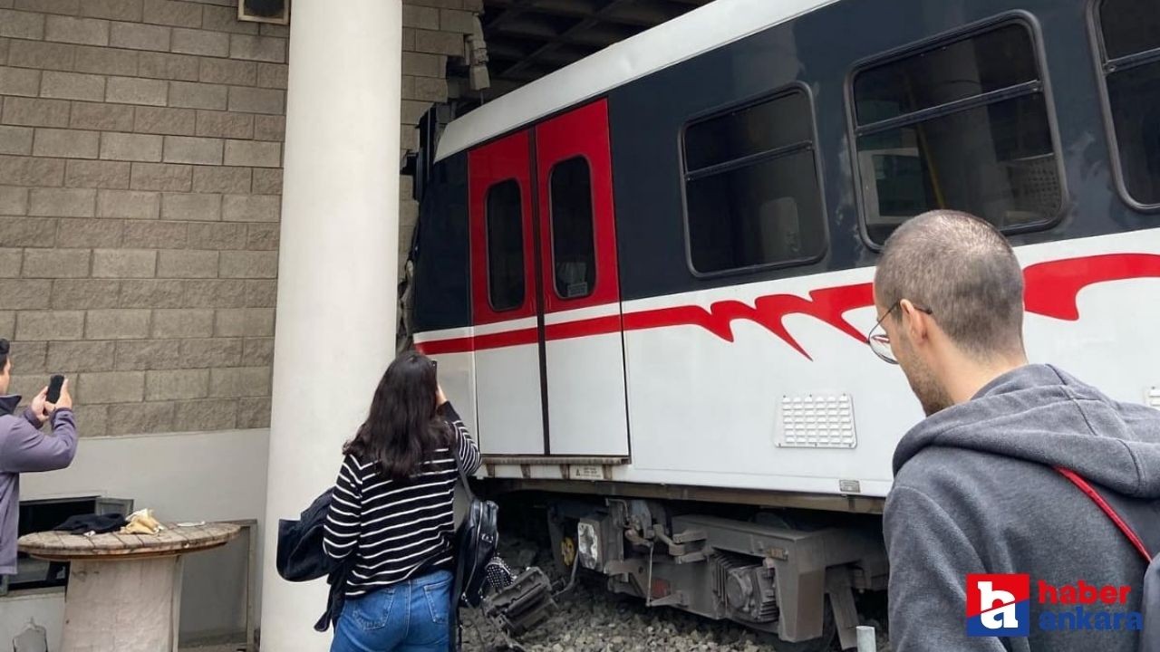 İzmir'de Bornova Sanayi durağında metro kazası meydana geldi