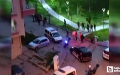 Altındağ'da iki grup arasındaki kavgayı polisler ayırdı