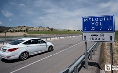 Melodili yol sistemi Türkiye'de ilk defa Nallıhan'da uygulanıyor