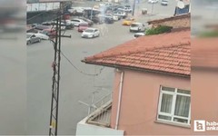 Yenimahalle'de elektrik tellerinden çıkan kıvılcımlar endişelendirdi