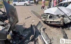 Ankara'da 3 araçlı zincirleme kazada 10 kişi yaralandı