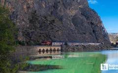 Turistik Karaelmas Ekspresi ilk seferi için Ankara'dan yola çıktı