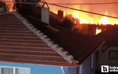 Kızılcahamam'da büyük yangın: 5 ev yandı!