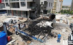 Çankaya'da inşaat yangını paniğe neden oldu!