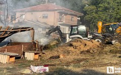 Kızılcahamam'da besi çiftliğinde yangın çıktı!