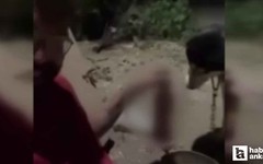 Polatlı'da bir kişi köpeğine alkol içirdi!