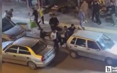 Polatlı'da iki alile arasında tekmeli yumruklu park kavgası!