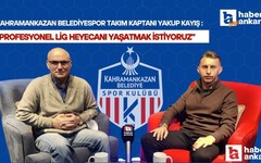 Yakup Kayış, Kahramankazan’da profesyonel lig heyecanı yaşatmak istiyoruz