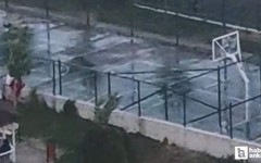 Etimesgut’ta iki kardeşe saldıran köpeğin görüntüleri şok etti