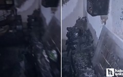 Beypazarı'nda çıkan ev yangınında 3 kişi dumandan zehirlendi!