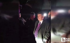 Ankara Valisi Şahin, düşen uçağın enkazında incelemelerde bulundu