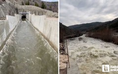 Çamlıdere Barajı'nı besleyen Gerede Işıklı Regülatörü coştu!