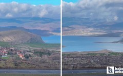 Çamlıdere Barajı'nın son görüntüleri paylaşıldı