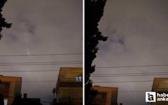 Sincan'da gökyüzünde görülen ışıklar merak uyandırdı!