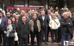 CHP Genel Merkezi önünde tahliye gerginliği yaşanıyor!