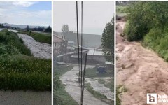 Çubuk ve Polatlı'da sağanak sonrası sel meydana geldi
