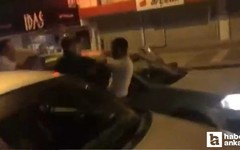 Etimesgut'ta iki sürücü arasında yumruklu kavga!