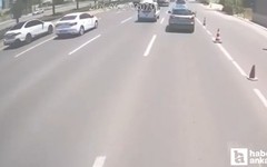 Etimesgut’taki otobüs kazasının güvenlik kamerası görüntüleri ortaya çıktı