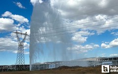 Kahramankazan'da  içme suyu isale hattı patladı!