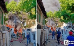 İskitler Sanayi Sitesi'nde yangın paniği! İtfaiye müdahale ediyor