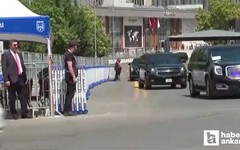 Canavar Ankara yollarında: Trump'ı almak için havaalanına gidiyor