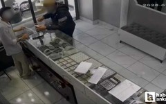 Etimesgut'taki kuyumcu soygunun görüntüleri ortaya çıktı