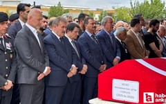 Altındağ'daki kazada vefat eden uzman çavuş son yolculuğuna uğurlandı