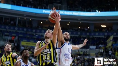 Anadolu Efes ile Fenerbahçe Beko yarın karşı karşıya gelecek