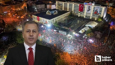 Bakan Yerlikaya: 'İBB soruşturması eylemlerinde 323 gözaltı!'