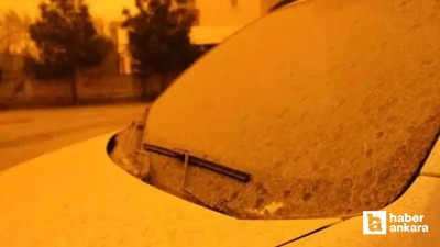 Gündüz gece olacak, gökyüzünden çamur yağacak! Meteoroloji uyardı yoğun çöl tozu geliyor